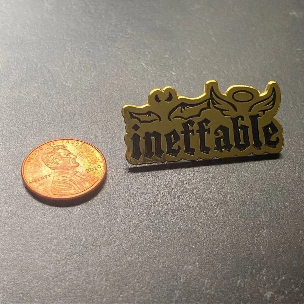 Ineffable Gold Enamel Pin/ Brooch Lapel